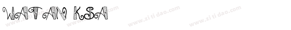 Watan KSa字体转换